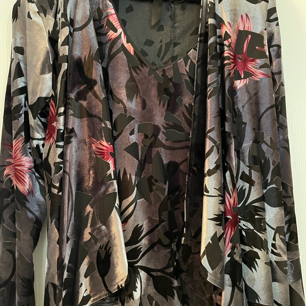 Helen Blake 2 piece evening tank and jacket